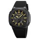Чоловічий годинник Skmei 2091BKGDBK Black-Gold-Black зі стрілково-електронним циферблатом та підсвічуванням