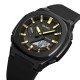 Чоловічий спортивний годинник Skmei 2091BKGDWT Black-Gold-White з комбінованим циферблатом