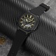 Чоловічий спортивний годинник Skmei 2091BKGDWT Black-Gold-White з комбінованим циферблатом