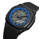 Чоловічий годинник Skmei 2091BKBUWT Black-Blue-White з комбінованим циферблатом та захистом 5 ATM