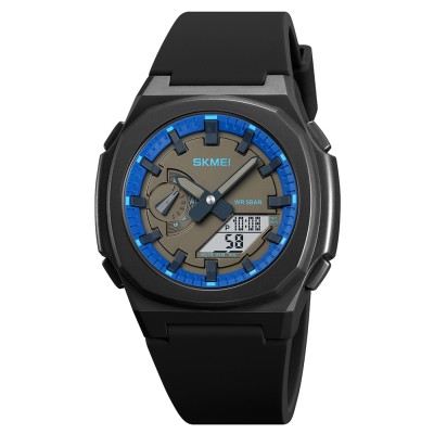 Skmei 2091BKBUWT Black-Blue-White STOPPED