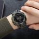Чоловічий тактичний годинник Skmei 2081CMGNBK Camo Green-Black з електронним циферблатом та підсвіткою