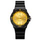 Годинник Skmei 2012BKGD Black-Gold унісекс у класичному стилі з мінеральним склом