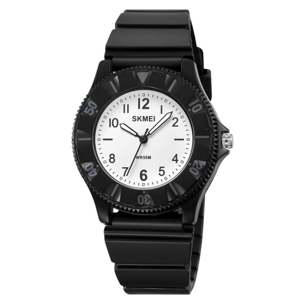 Кварцовий годинник Skmei 2151BK Black з мінеральним склом та водозахистом 5 ATM