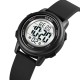 Дитячий електронний годинник Skmei 1721BK Black з підсвічуванням та водозахистом 5 ATM