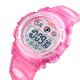 Детские спортивные часы Skmei 1451LTPK Light-Pink с подсветкой и будильником