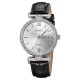 Жіночий годинник Skmei 2090SISI Silver-Silver з календарем та шкіряним ремінцем