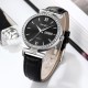 Жіночий годинник Skmei 2090SIBK Silver-Black з календарем та шкіряним ремінцем