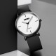Наручний годинник Skmei 2050BKWT Black-White класичний унісекс з мінеральним склом