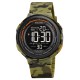 Чоловічий тактичний годинник Skmei 1841CMGN Army Green Camo з електронним циферблатом та підсвіткою