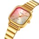 Женские классические часы Skmei 2190GD Gold с металлическим браслетом и минеральным стеклом
