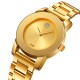 Жіночий годинник Skmei 2176GD Gold у класичному стилі, металевий браслет, золотистий колір