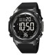 Чоловічий спортивний годинник Skmei 1845TN Titanium Black з комбінованим циферблатом та підсвіткою