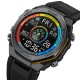Чоловічий спортивний годинник Skmei 2209CLGD Colorful-Gold з електронним циферблатом та таймером