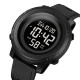 Чоловічий спортивний годинник Skmei 2215BK Black з електронним циферблатом та водозахистом 5 ATM
