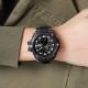 Чоловічий спортивний годинник Skmei 2119BK Black з комбінованим циферблатом та водозахистом 5 ATM
