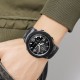 Мужские спортивные часы Skmei 1655CMGYBK Camo Grey-Black с подсветкой и календарем
