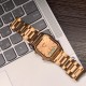 Жіночий наручний годинник Skmei 1220RG Rose Gold з подвійним циферблатом та металевим браслетом