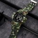 Чоловічий спортивний годинник Skmei 2195CMGN Camo Green з електронним циферблатом та підсвіткою