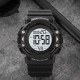 Чоловічий спортивний годинник Skmei 2195BKWT Black-White з електронним циферблатом та водозахистом 5 ATM