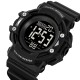 Мужские спортивные часы Skmei 2195BKBK Black с электронным циферблатом и защитой 5 ATM