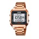 Чоловічий годинник Skmei 2149RG Rose Gold електронний з підсвічуванням у кольорі рожеве золото