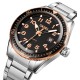 Чоловічий годинник Skmei 9232SRGBK Rose Gold-Black з мінеральним склом та люмінесценцією