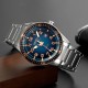 Чоловічий годинник Skmei 9232SRGBU Rose Gold-Blue зі сталевим браслетом та мінеральним склом