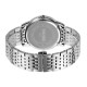Мужские классические часы Skmei 9323SIBK Silver-Black с серебристым браслетом и календарем