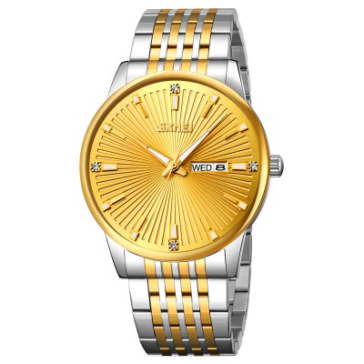 Skmei 9323TGDGD Silver/Gold-Gold STOPPED