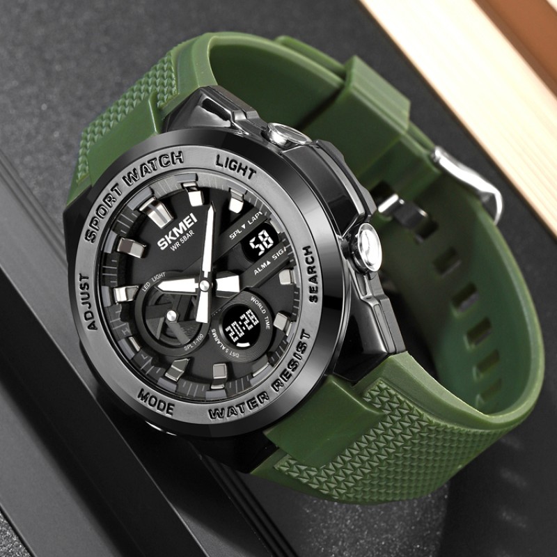 Мужские часы Skmei 2105AG Army Green