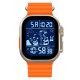 Женские электронные часы Skmei 2247OR Orange с серебристым корпусом и оранжевым ремешком