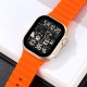 Женские электронные часы Skmei 2247OR Orange с серебристым корпусом и оранжевым ремешком