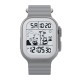 Женские часы Skmei 2247GY Grey с электронным циферблатом и подсветкой