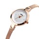 Женские часы Skmei 1390RG Rose Gold в цвете розовое золото с металлическим браслетом