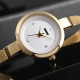 Жіночий годинник Skmei 1390GD Gold з золотистим браслетом та мінеральним склом