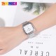 Жіночий годинник Skmei 1555SSI Silver у класичному стилі зі сріблястим браслетом та мінеральним склом