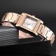 Жіночий класичний годинник Skmei 1388RG Rose Gold з мінеральним склом та металевим браслетом