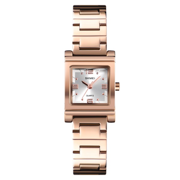 Жіночий класичний годинник Skmei 1388RG Rose Gold з мінеральним склом та металевим браслетом