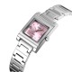 Жіночий годинник Skmei 1388PK Pink з рожевим циферблатом та сріблястим браслетом