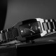 Жіночий годинник Skmei 1400BK Black, класичний чорний металевий браслет, мінеральне скло