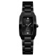 Жіночий годинник Skmei 1400BK Black, класичний чорний металевий браслет, мінеральне скло