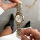Жіночий класичний годинник Skmei 9264TGDSI Silver/Gold-Silver з металевим браслетом та календарем