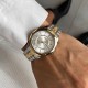 Жіночий класичний годинник Skmei 9264TGDSI Silver/Gold-Silver з металевим браслетом та календарем