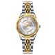 Жіночий класичний годинник Skmei 9264TGDSI Silver/Gold-Silver з металевим браслетом та календарем
