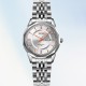 Жіночий класичний годинник Skmei 9264SISI Silver-Silver зі сріблястим браслетом та календарем