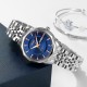 Жіночий класичний годинник Skmei 9264SIBU Silver-Blue зі сріблястим браслетом та синім циферблатом