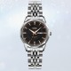 Женские часы Skmei 9264SIBK Silver-Black с металлическим браслетом и календарем