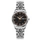 Женские часы Skmei 9264SIBK Silver-Black с металлическим браслетом и календарем