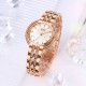 Женские наручные часы Skmei 1979RG Rose Gold с минеральным стеклом и металлическим браслетом